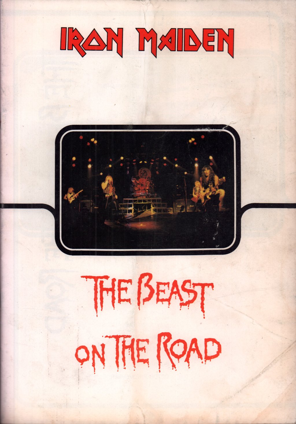 Iron Maiden/Rods - Beast On The Road - Tour Programme