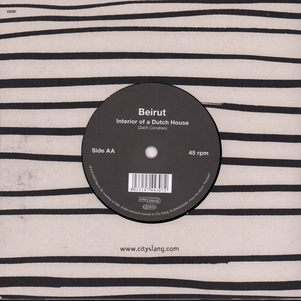 calexico / beirut - Guns Of Brixton / interior of a dutch house - 7 Inch