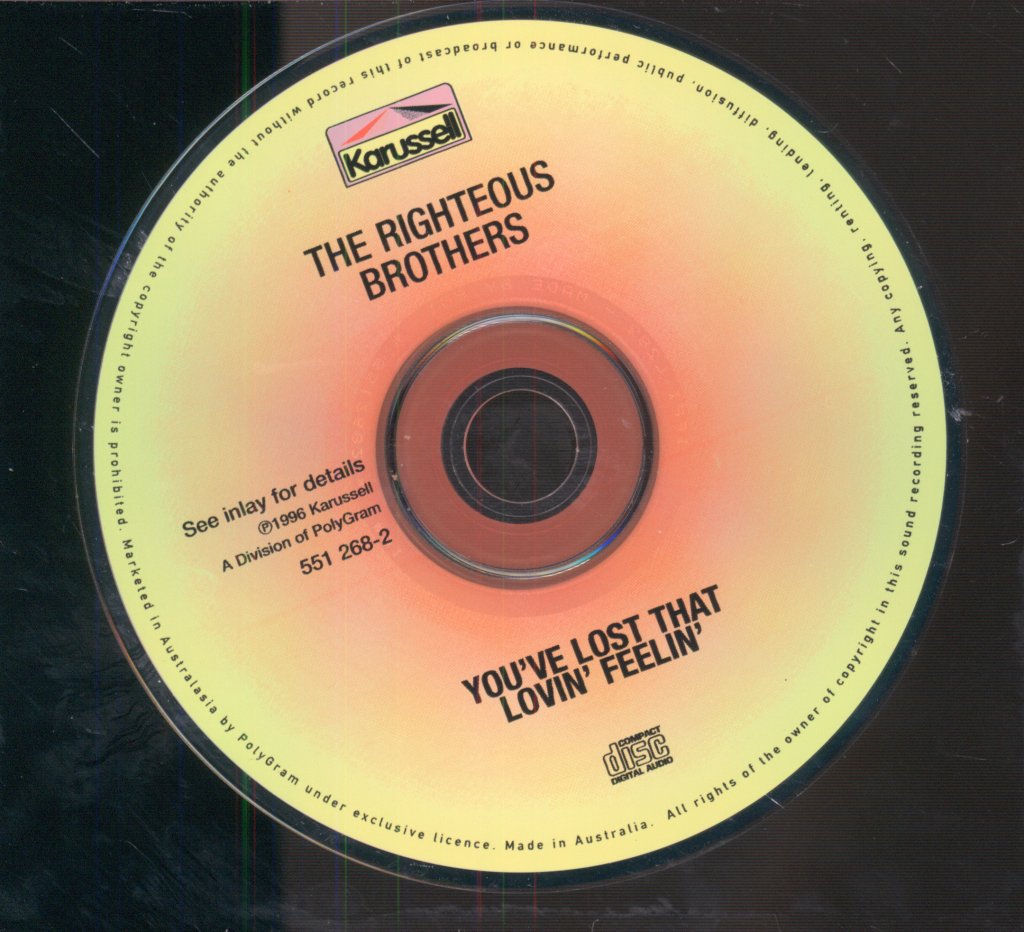 Righteous Brothers - You've Lost That Lovin' Feelin' - Cd