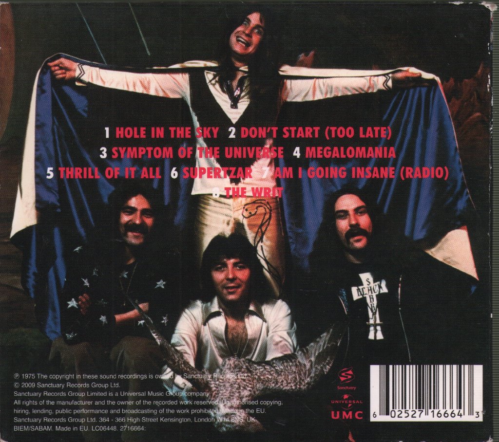 Black Sabbath - Sabotage - Cd
