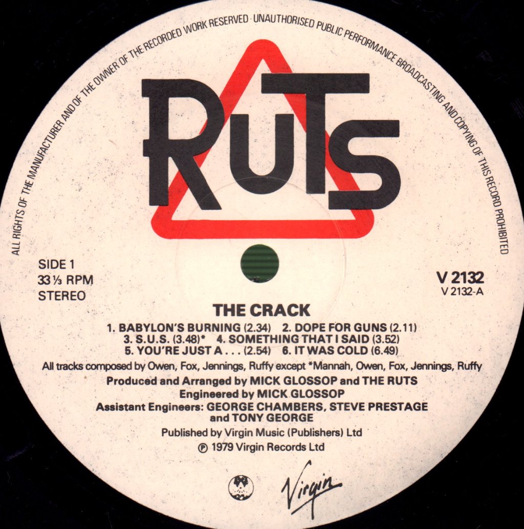 Ruts - Crack - Lp