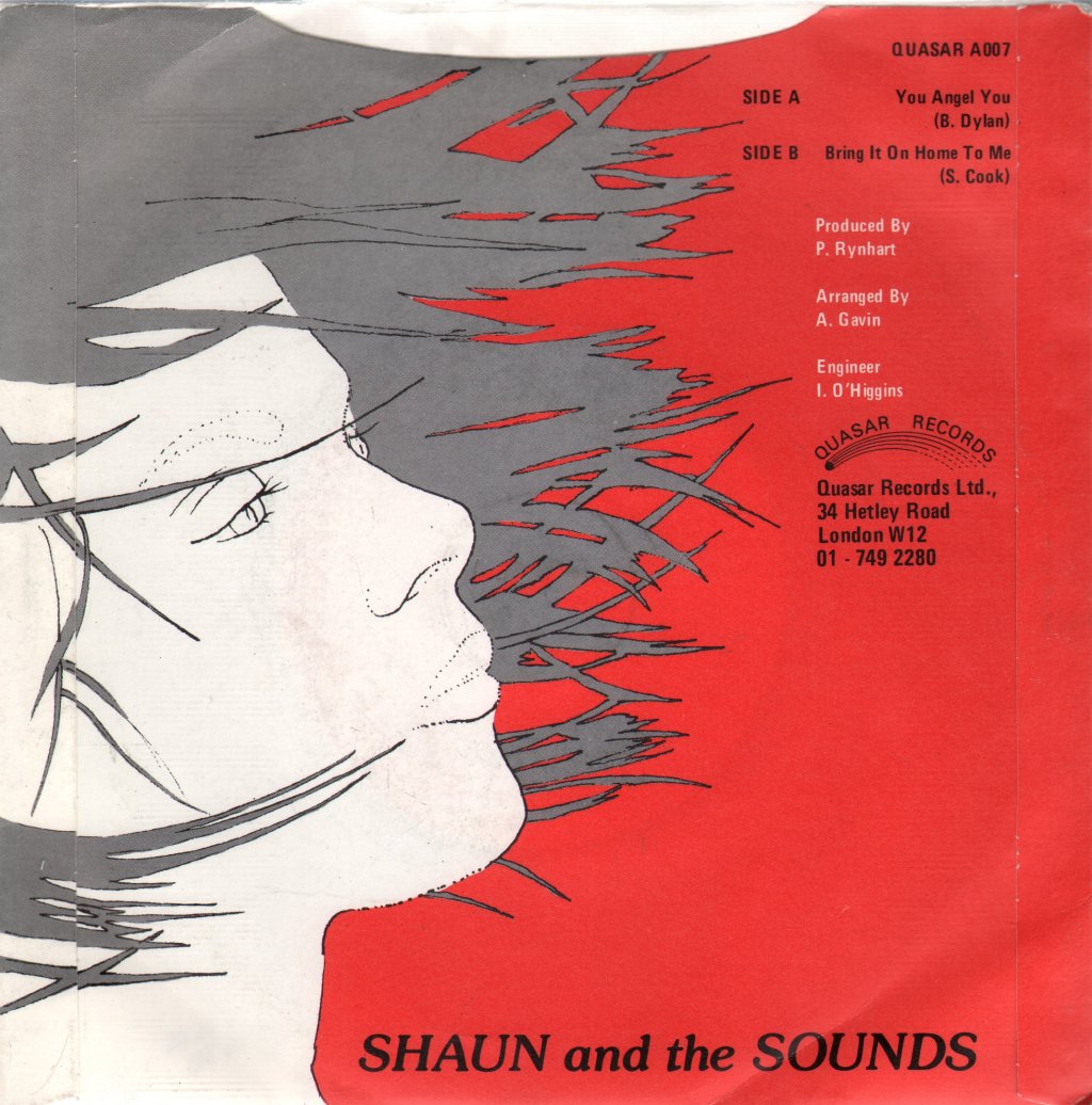 Shaun And The Sounds - You Angel You - 7 Inch