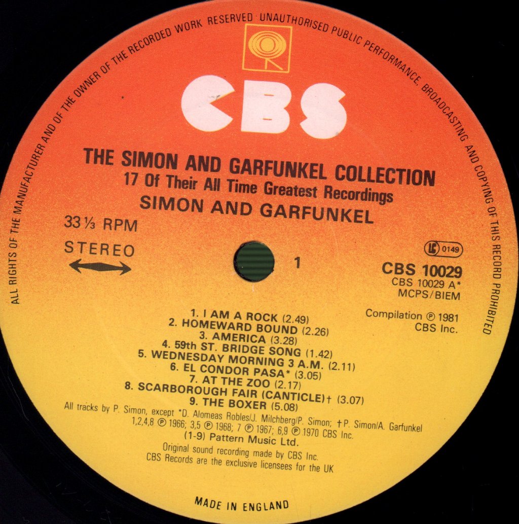 Simon And Garfunkel - Collection - Lp