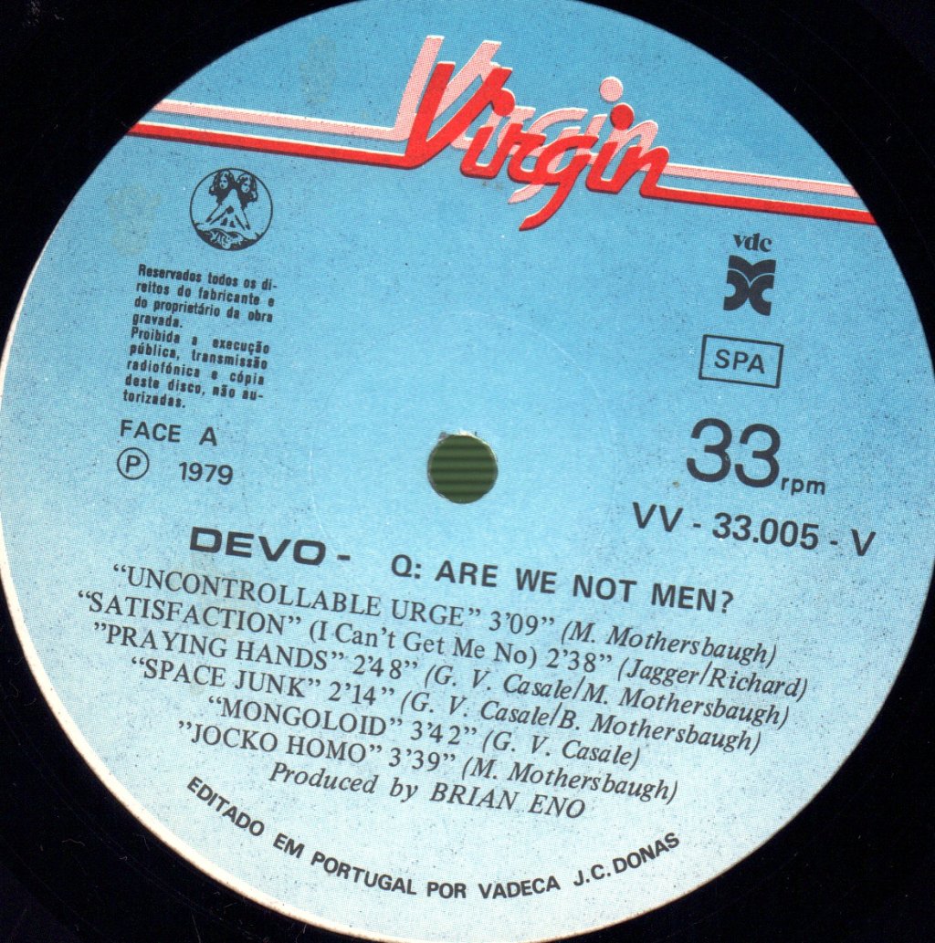 Devo - Q: Are We Not Men? A: We Are Devo! - Lp