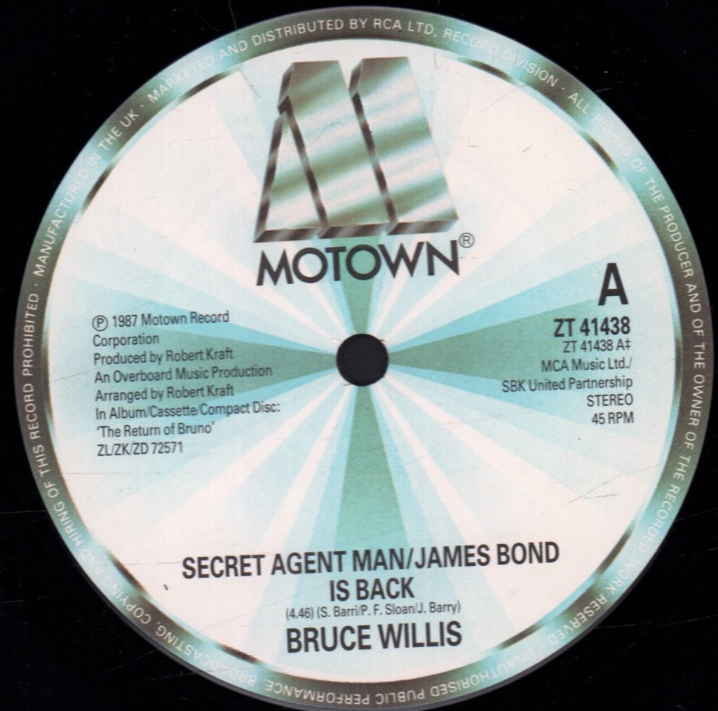 Bruce Willis - Secret Agent Man - 12 Inch