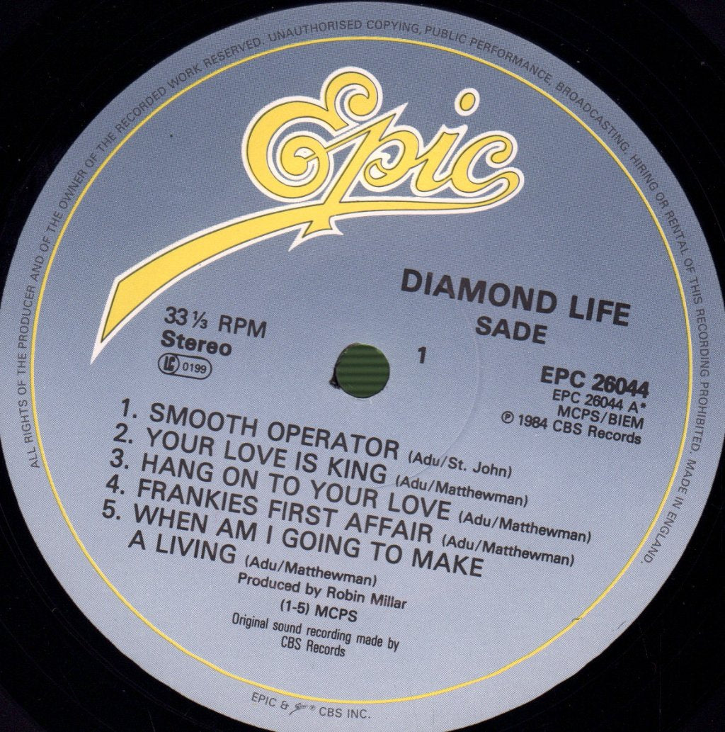 Sade - Diamond Life - Lp