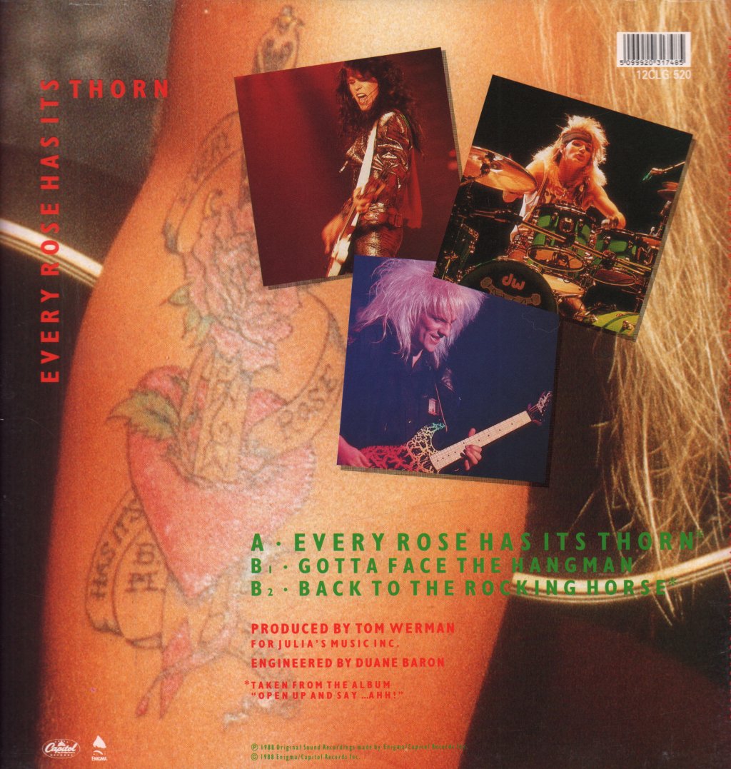 Poison - Every Rose Has It's Thorn - 12 Inch