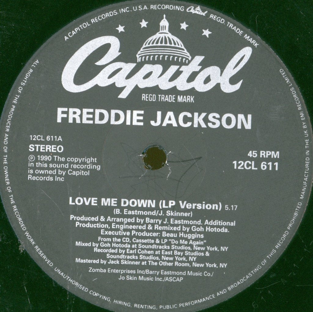 Freddie Jackson - Love Me Down - 12 Inch