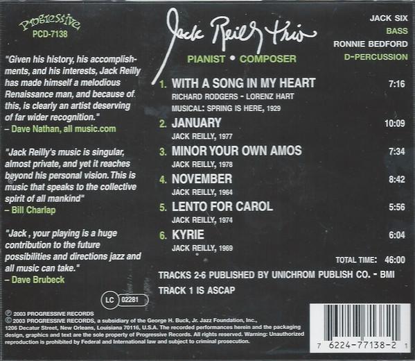 Jack Reilly Trio - November - Cd