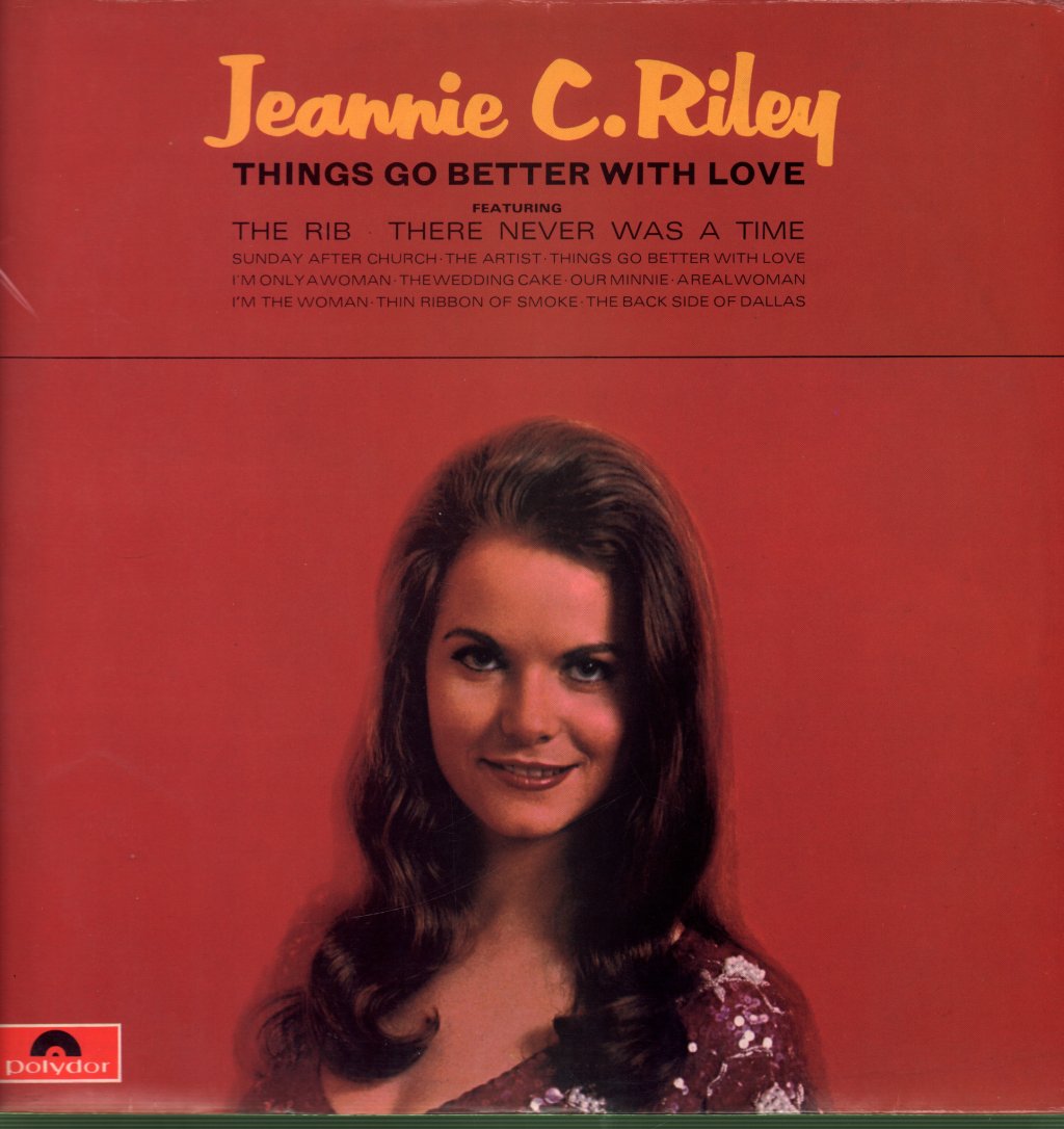 Jeannie C. Riley - Things Go Better With Love - Lp