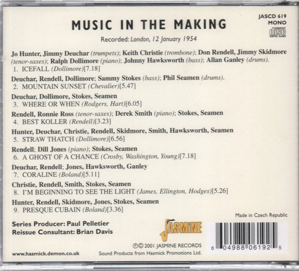 Various Artists - Music In The Making - Cd