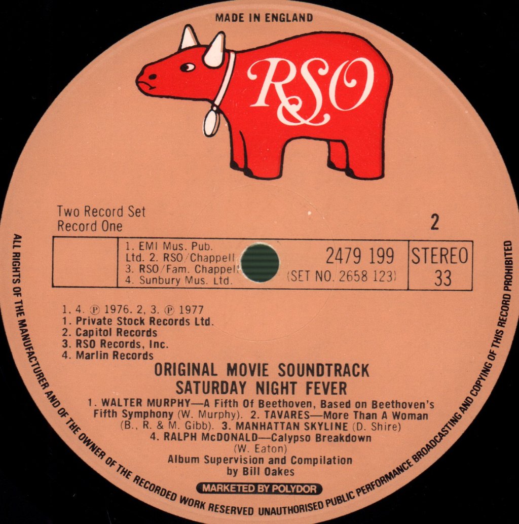 Various Artists - Saturday Night Fever (Original Movie Soundtrack) - Double Lp