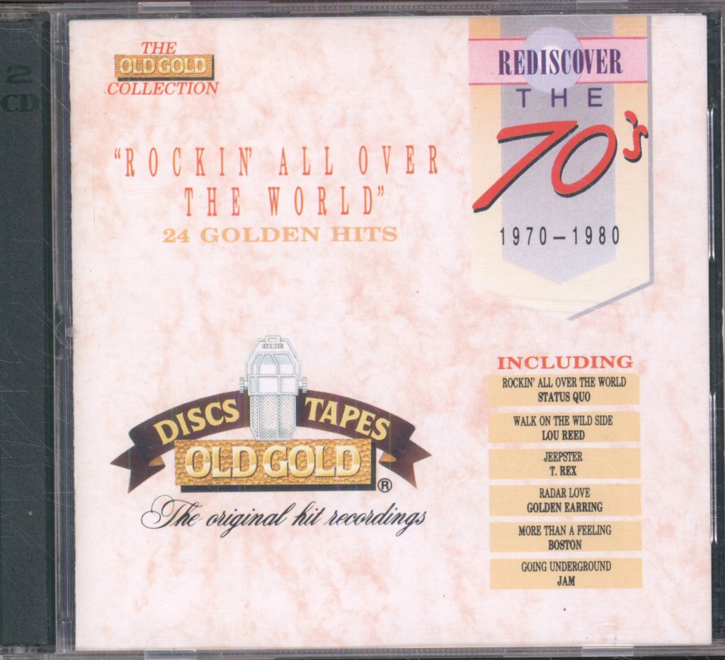 Various Artists - Rediscover The 70's And 80's 1970-1980: Rockin' All Over The World - Double Cd