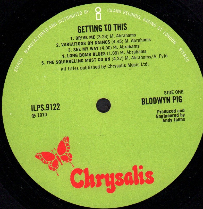 Blodwyn Pig - Getting To This - Lp