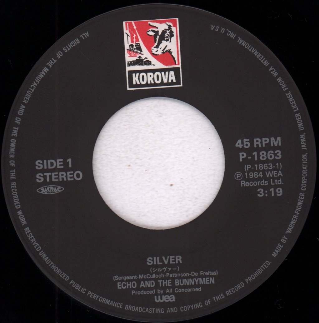 Echo And The Bunnymen - Silver - 7 Inch