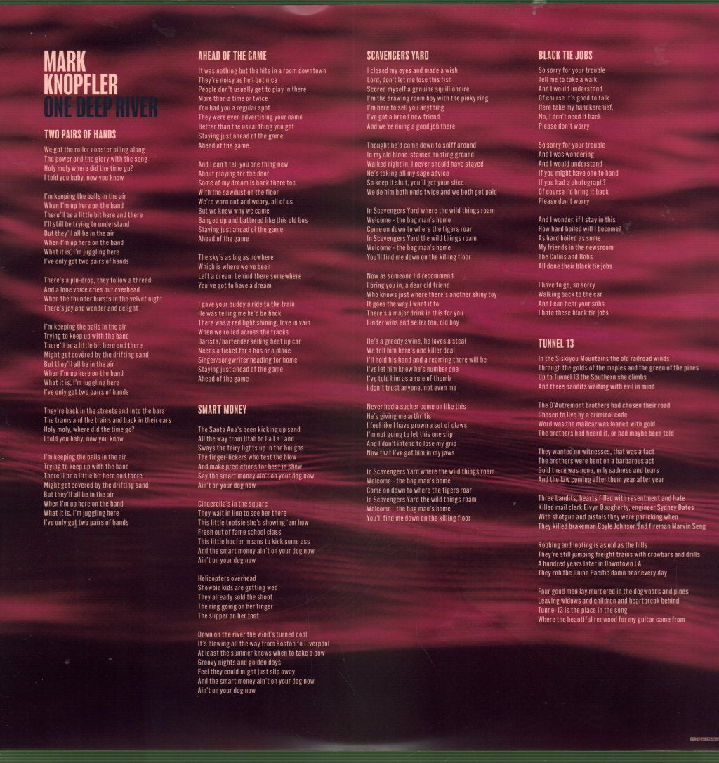 Mark Knopfler - One Deep River - Double Lp