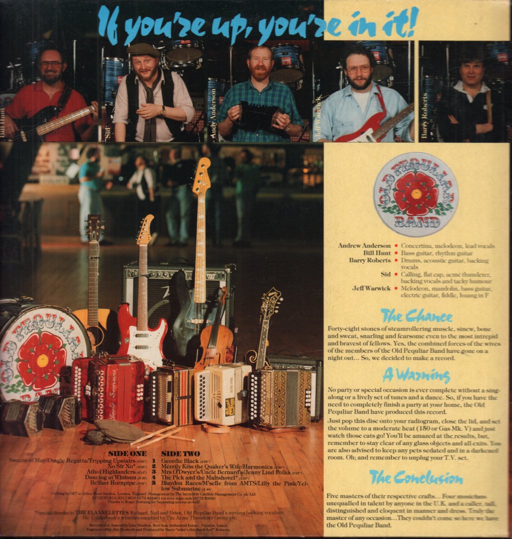 old pequiliar band - if you're up, you're in it! - Lp