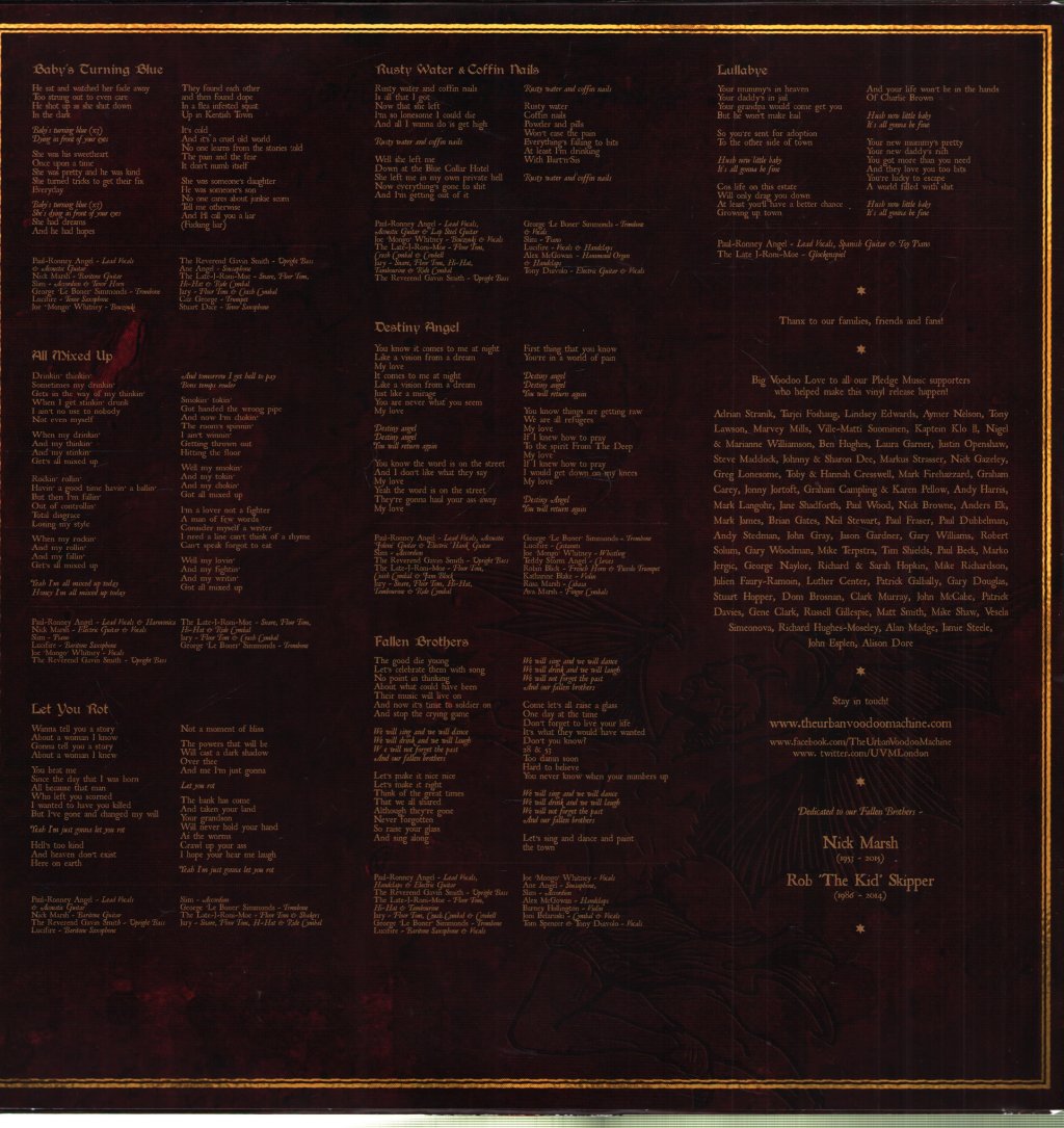 Urban Voodoo Machine - Hellbound Hymns - Lp