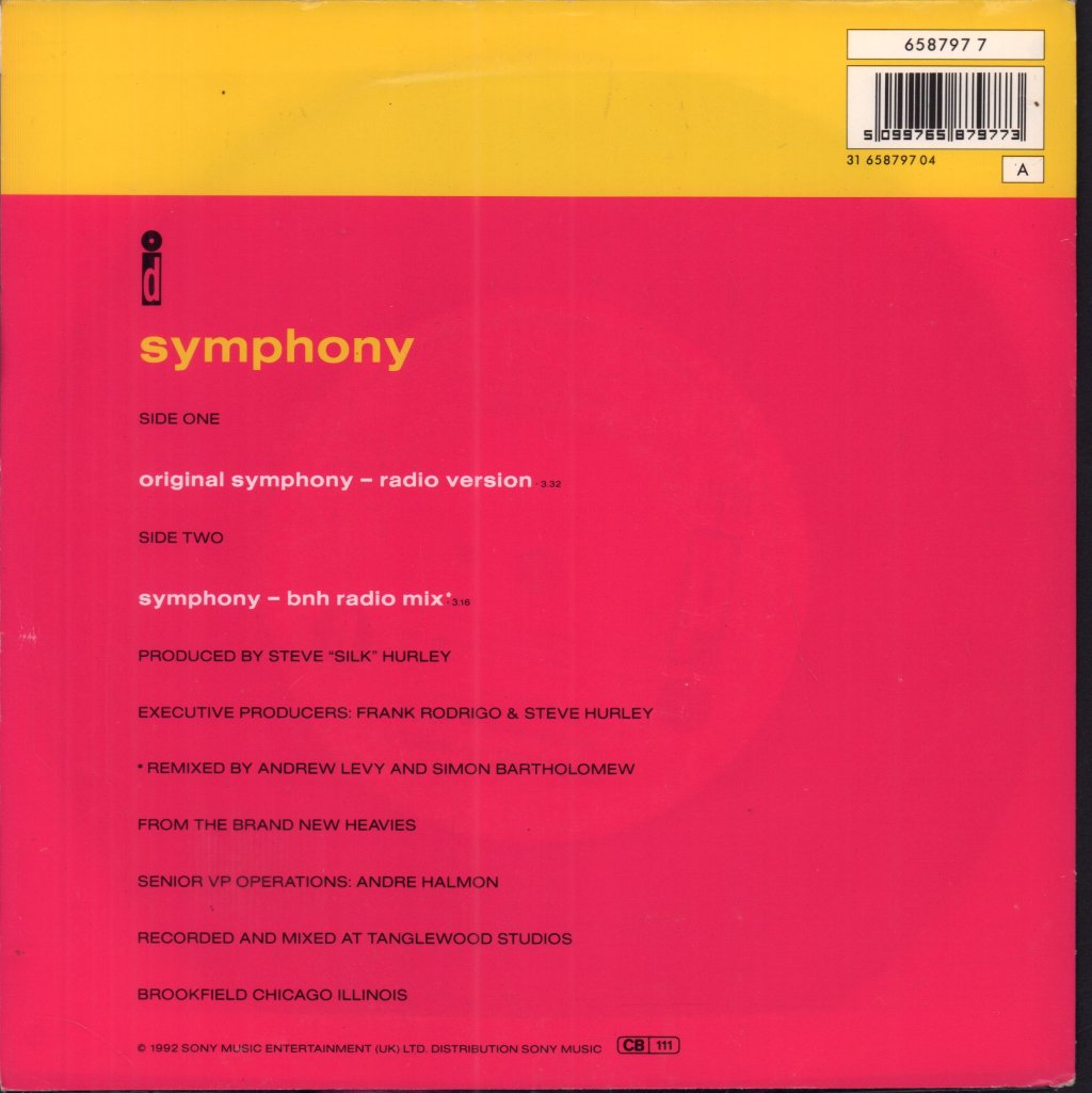 Donell Rush - Symphony - 7 Inch
