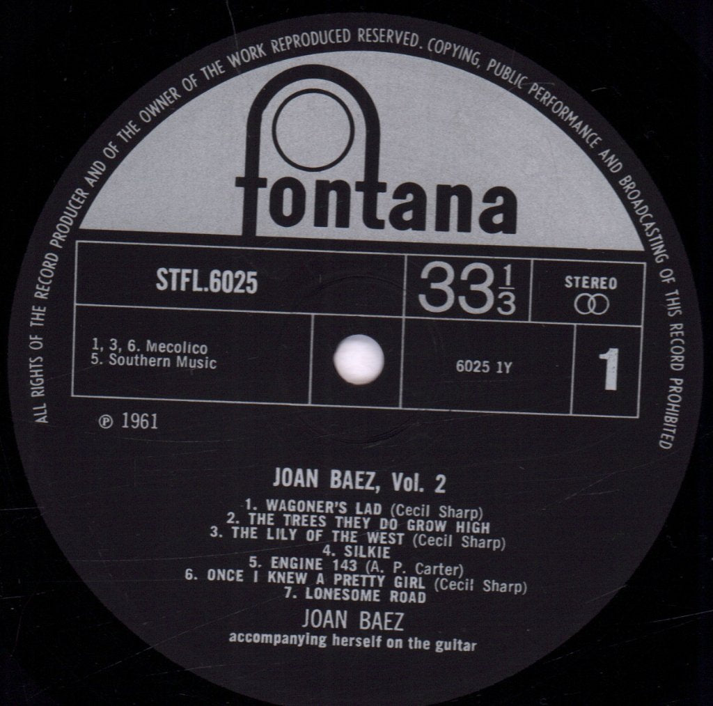 Joan Baez - Volume Two - Lp