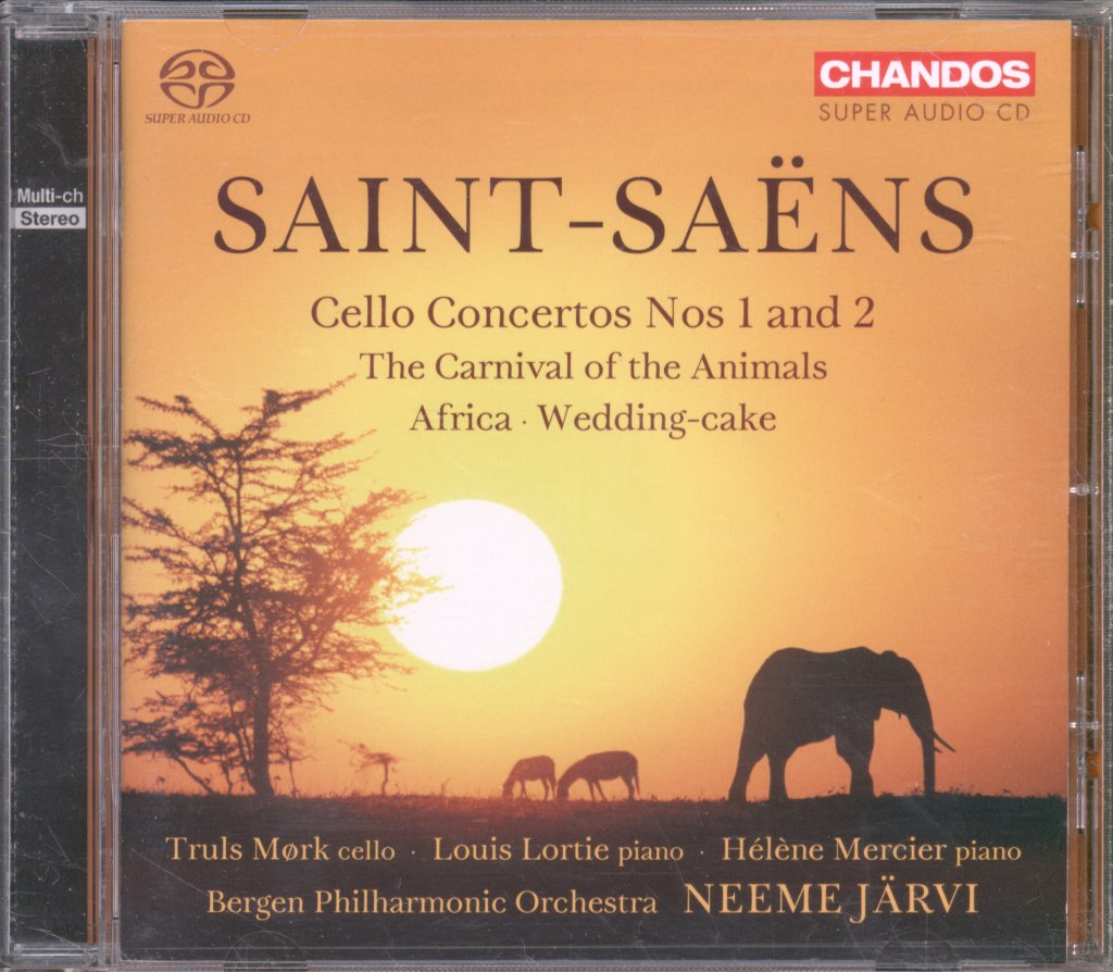 Bergen Filharmoniske Orkester, Neeme Järvi - Saint-Saëns - Cello Concertos Nos 1 And 2 · The Carnival Of The Animals · Africa · Wedding-cake - Cd