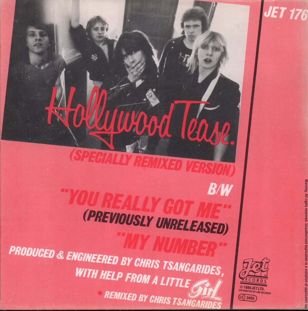 Girl - Hollywood Tease - 7 Inch