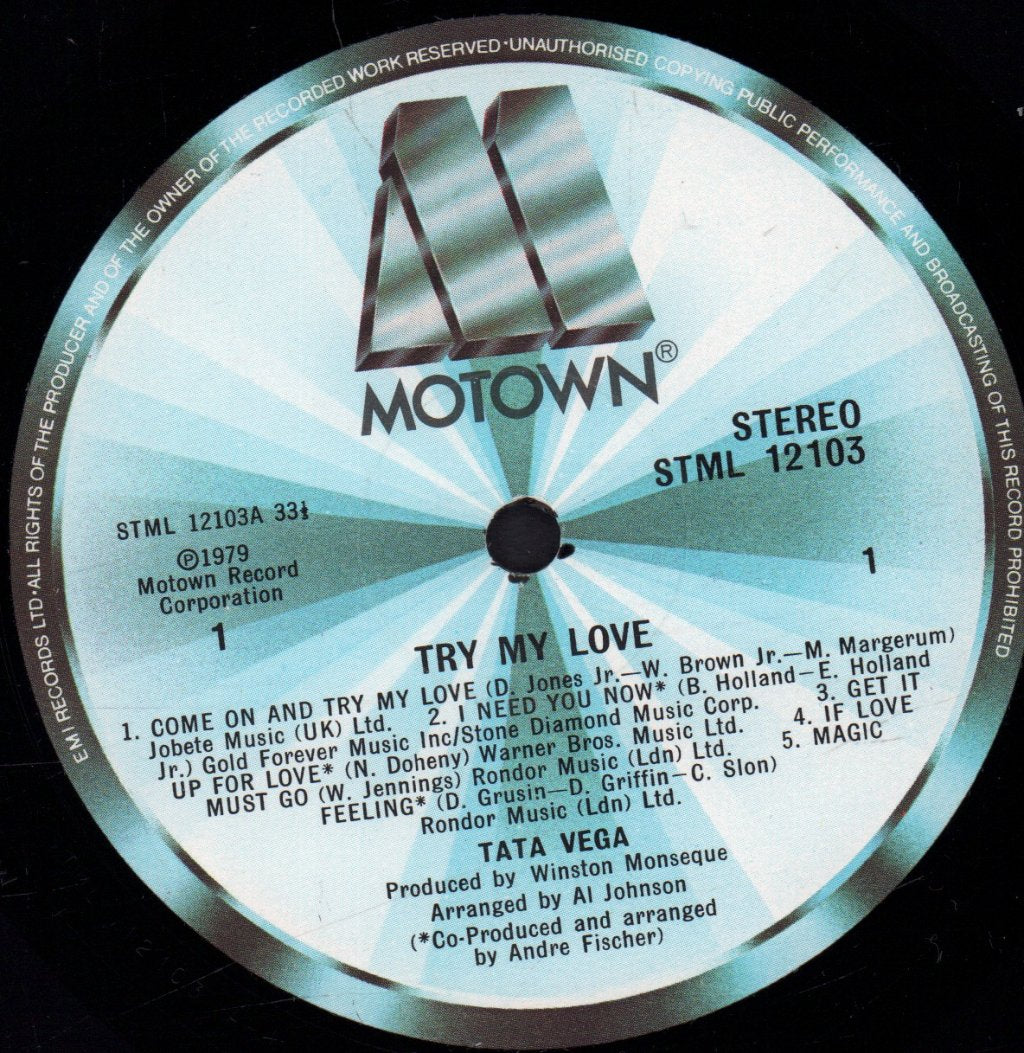 Tata Vega - Try My Love - Lp