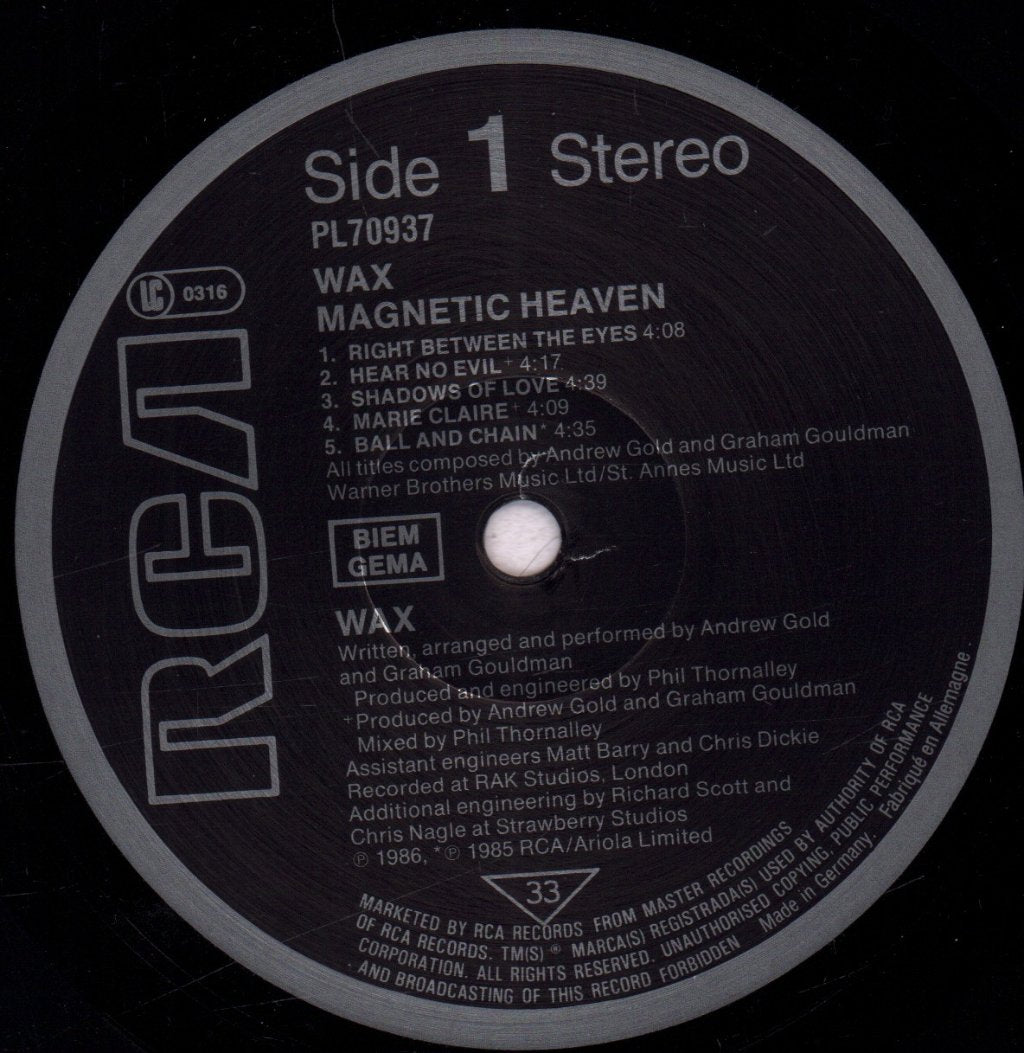 Wax - Magnetic Heaven - Lp