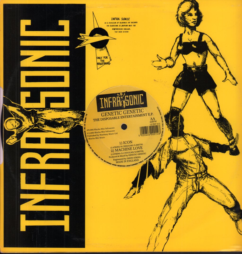 Genetic Genetic - Disposable Entertainment E.P. - 12 Inch