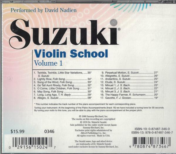 David Cerone - Suzuki Violin School, Volume 1 - Cd