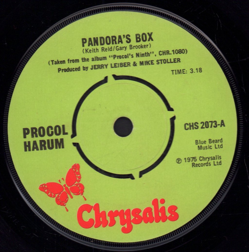 Procol Harum - Pandora's Box - 7 Inch