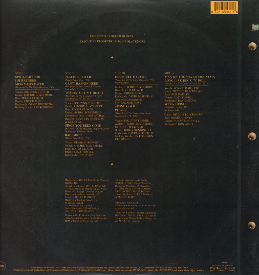 Rainbow - Finyl Vinyl - Double Lp