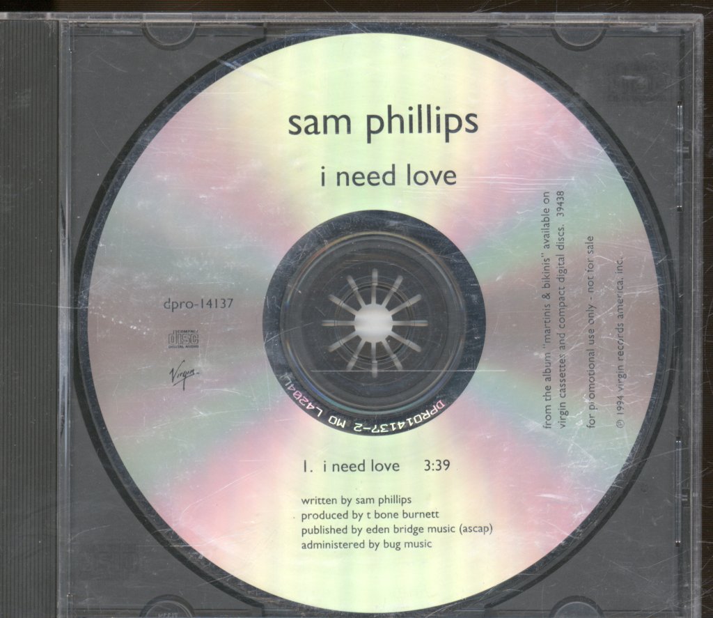 Sam Phillips - I Need Love - Cd