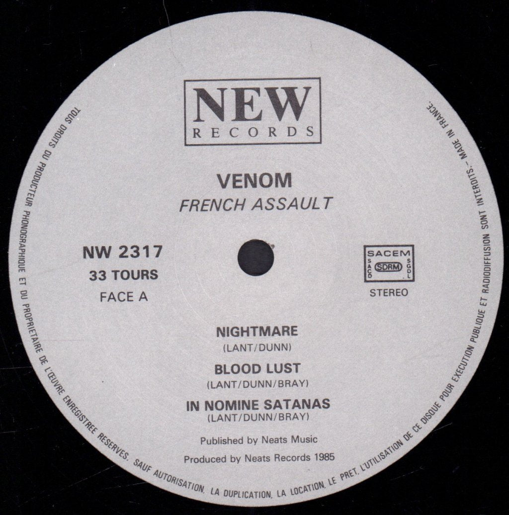 Venom (Metal Group) - French Assault - Lp