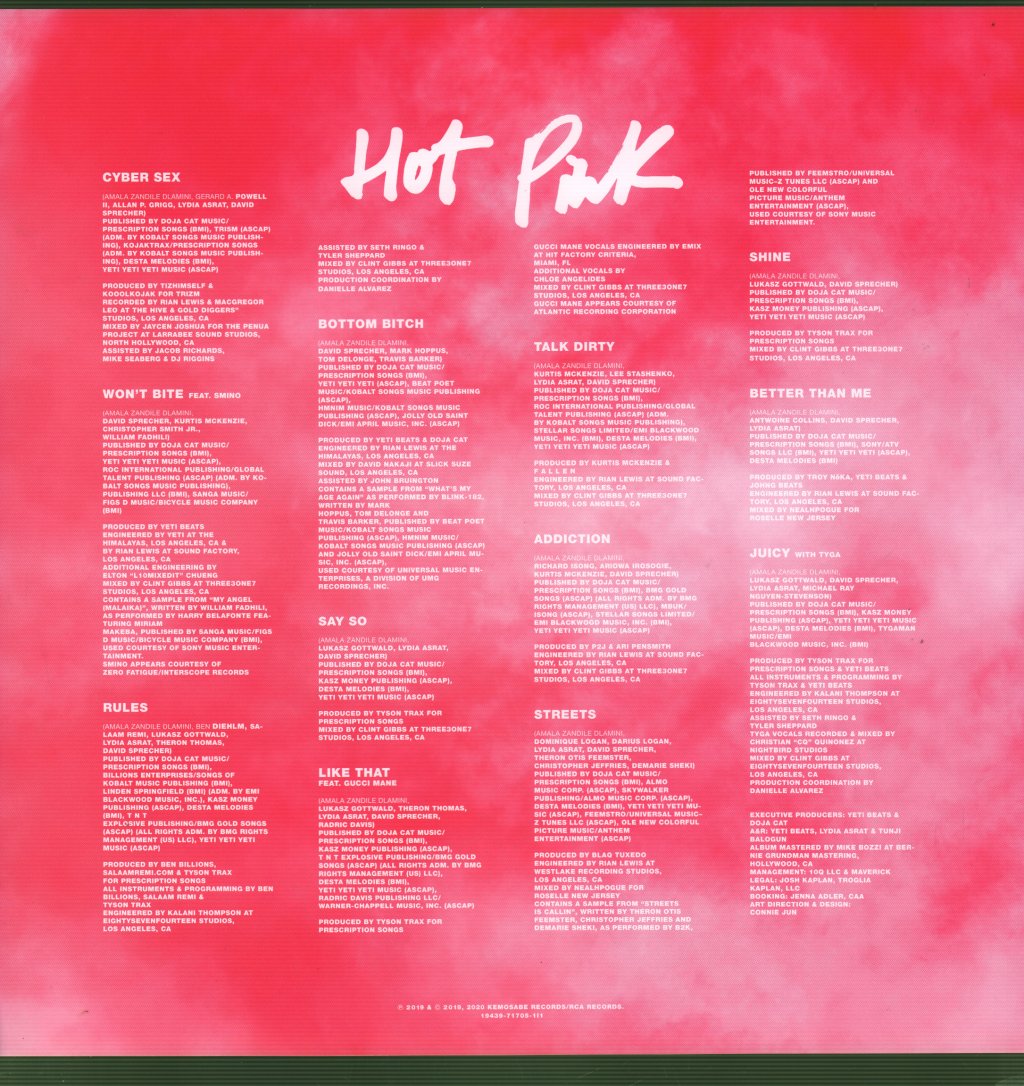 Doja Cat - Hot Pink - Lp