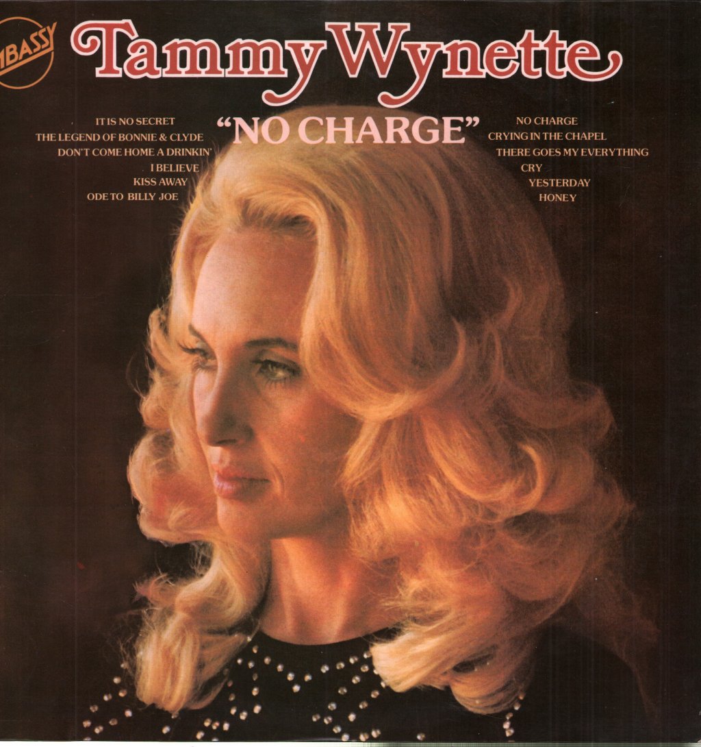 Tammy Wynette - No Charge - Lp