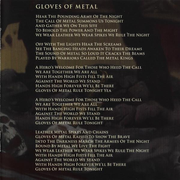 Manowar - Into Glory Ride - Cd