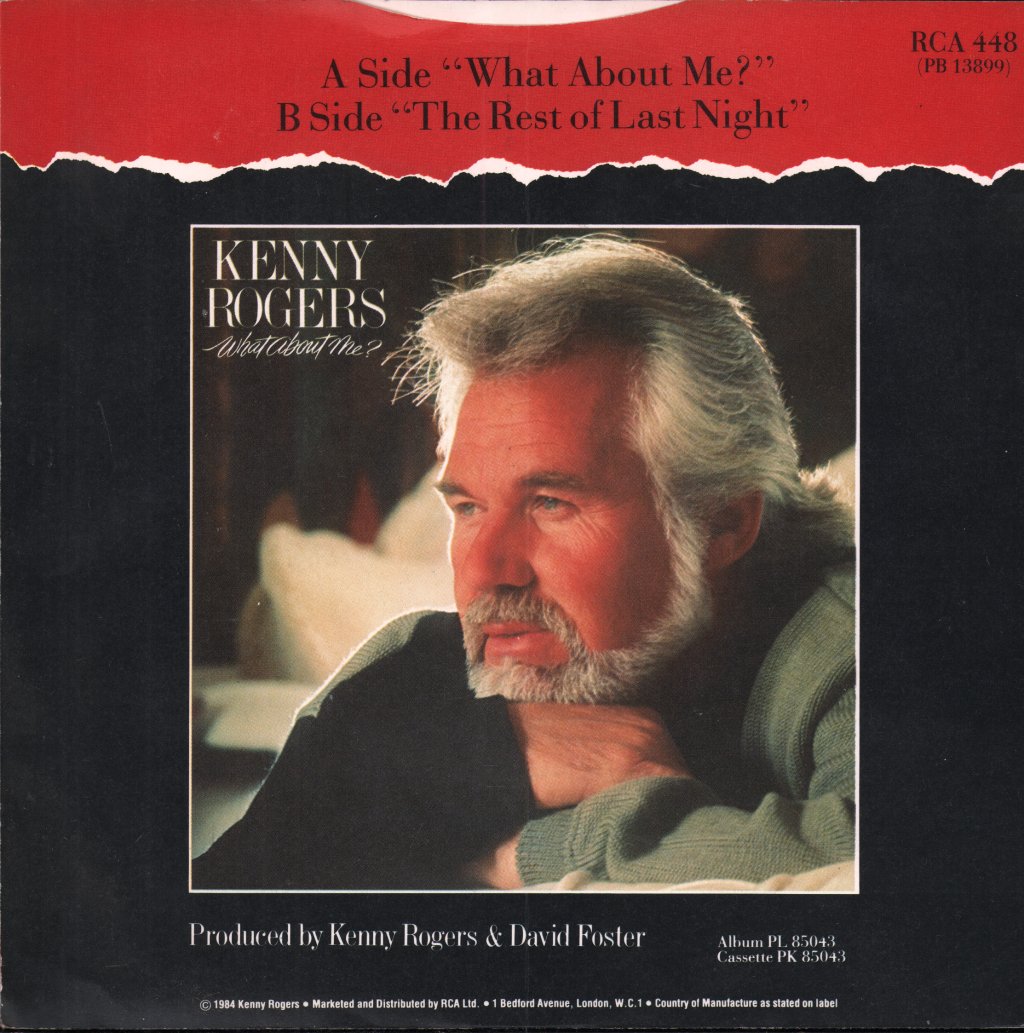 Kenny Rogers With Kim Carnes And James Ingram - What About Me - 7 Inch