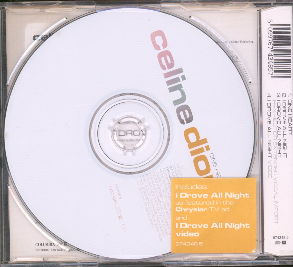 Céline Dion - One Heart - Cd