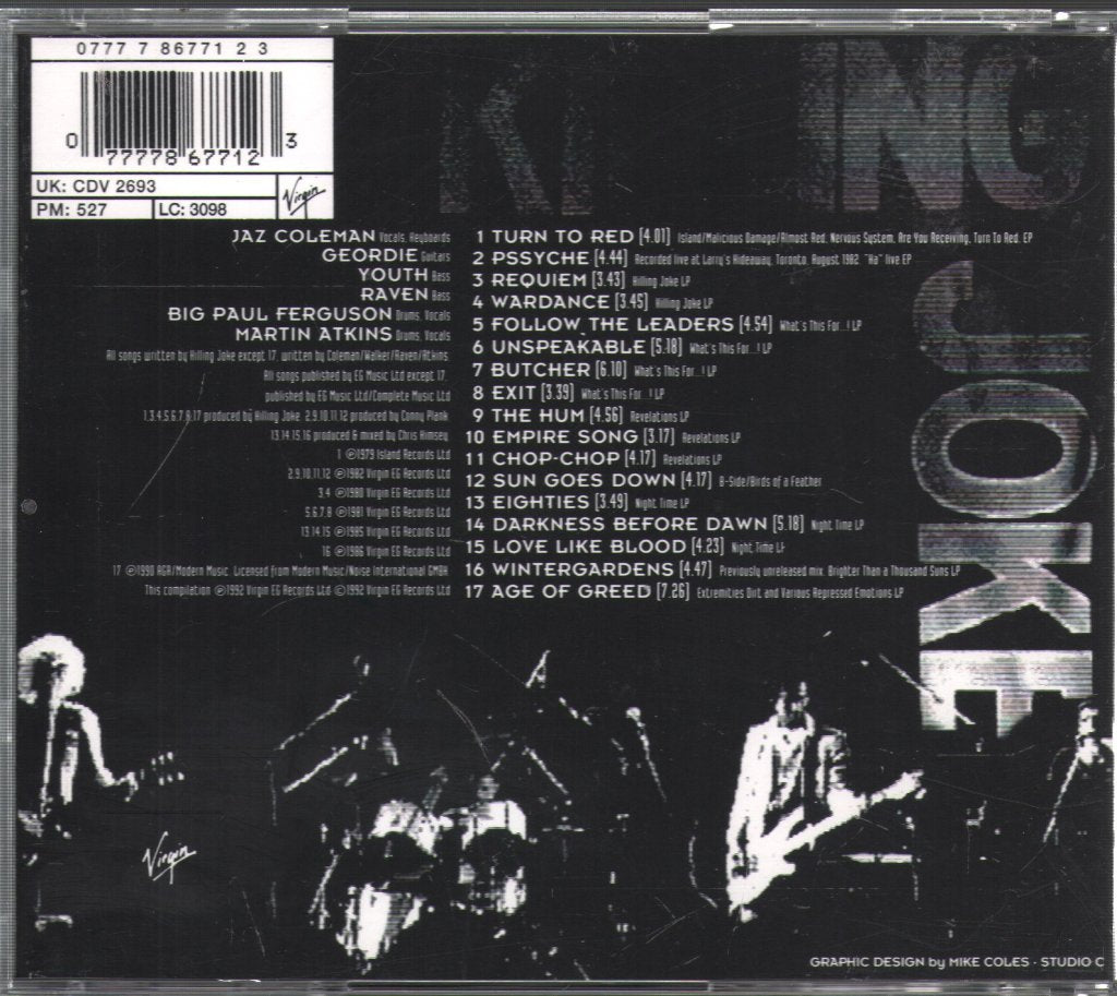Killing Joke - Laugh? I Nearly Bought One! - Cd