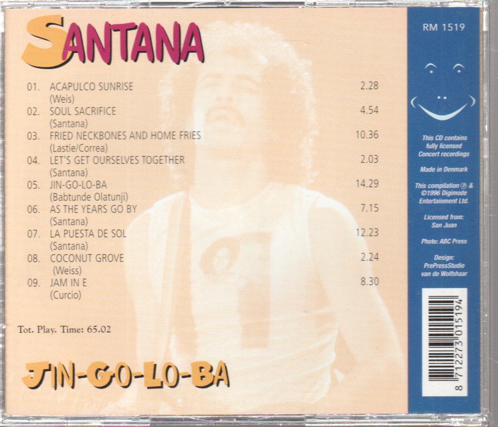 Santana - Jin-Go-Lo-Ba - Cd