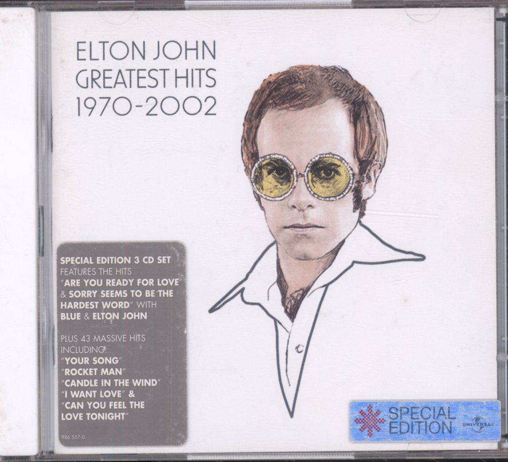 Elton John - Greatest Hits 1970-2002 - Triple Cd