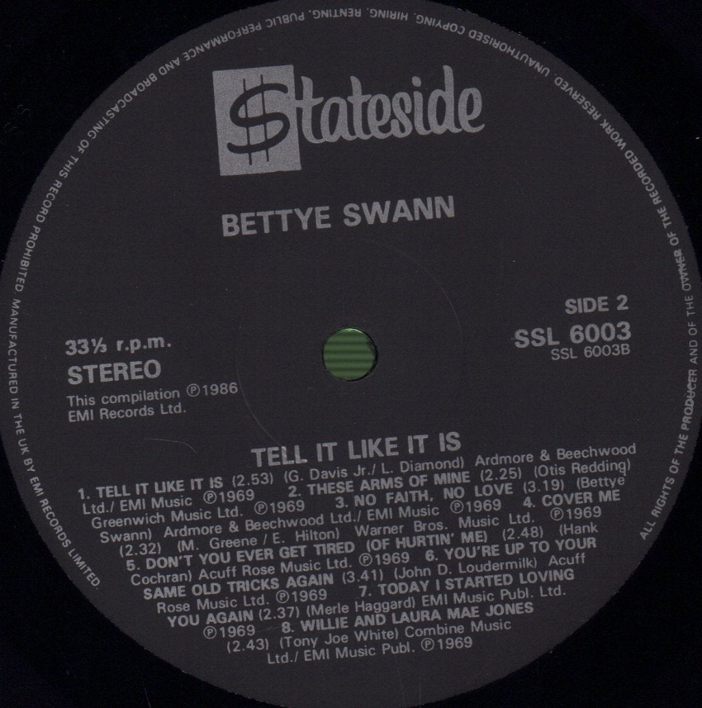 Candi Staton And Bettye Swann - Tell It Like It Is - Lp