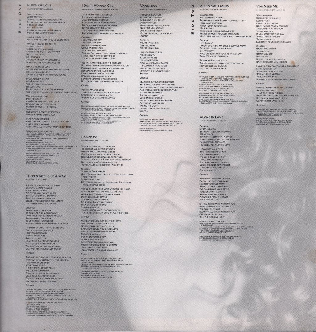 Mariah Carey - Mariah Carey - Lp