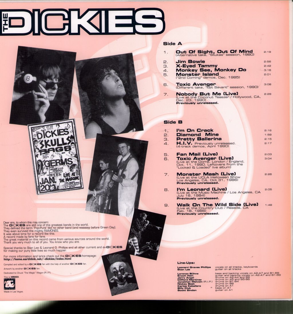 Dickies - Dickies Archives - Lp
