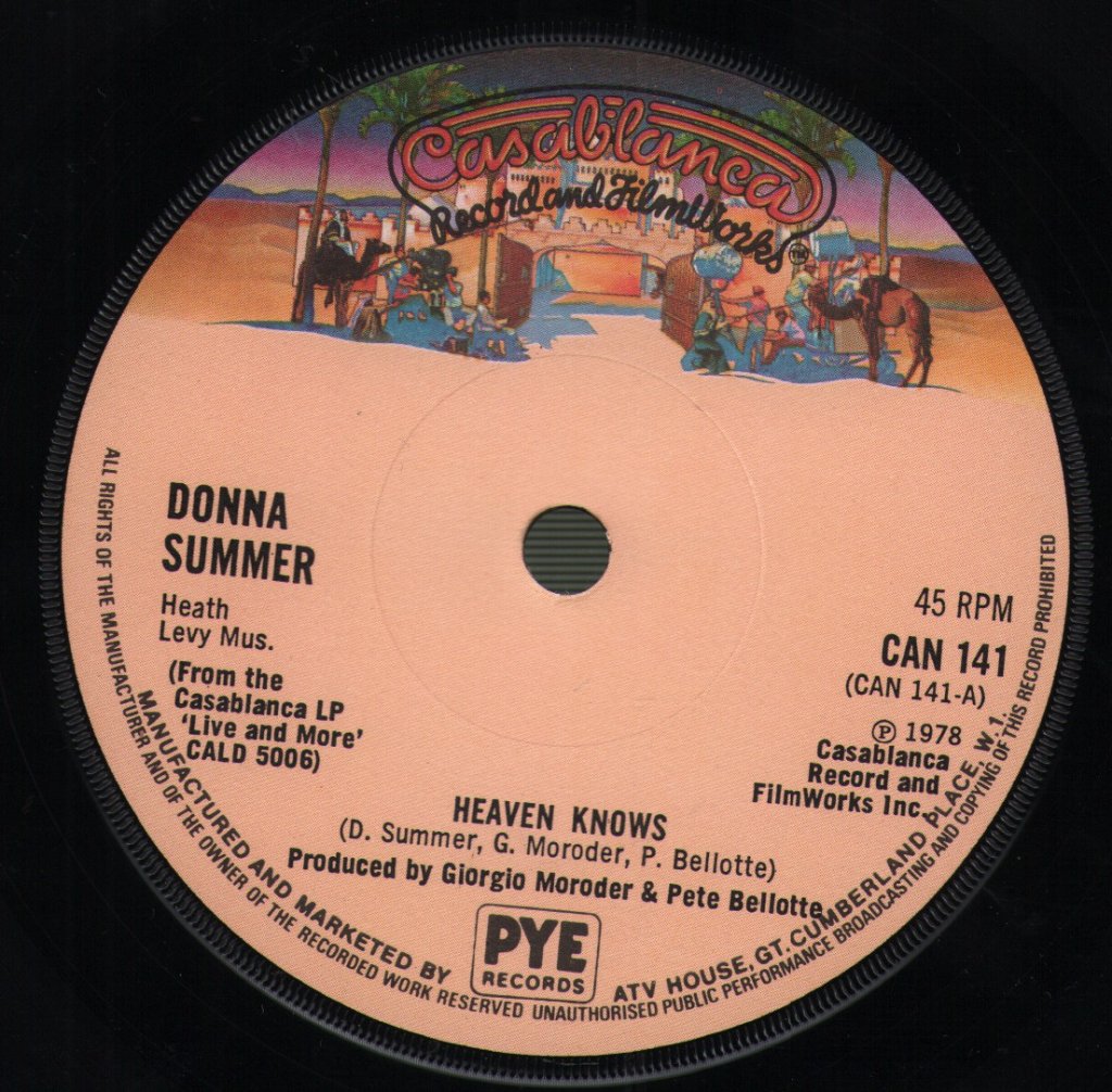 Donna Summer - Heaven Knows - 7 Inch