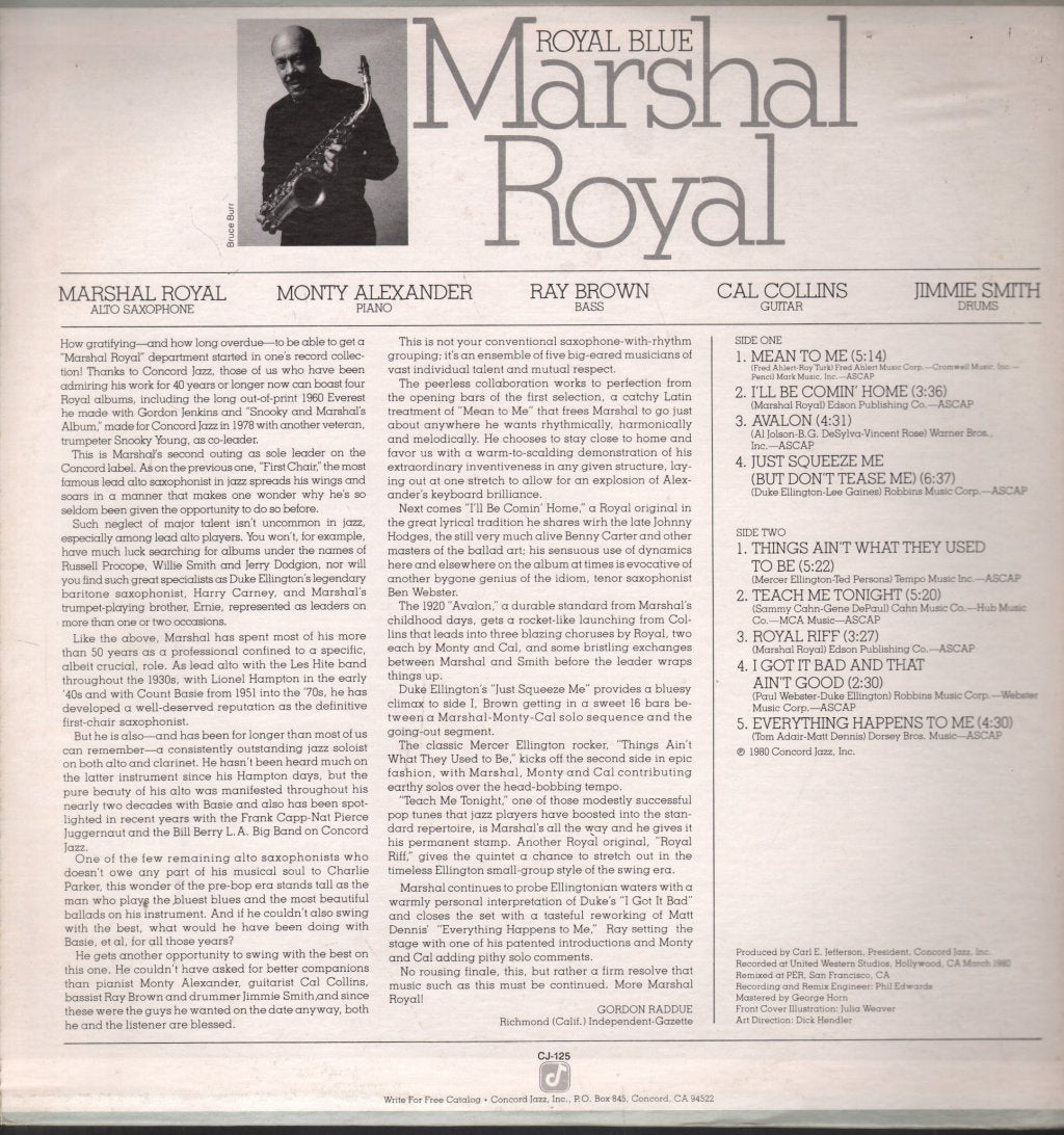 Marshall Royal - Royal Blue - Lp