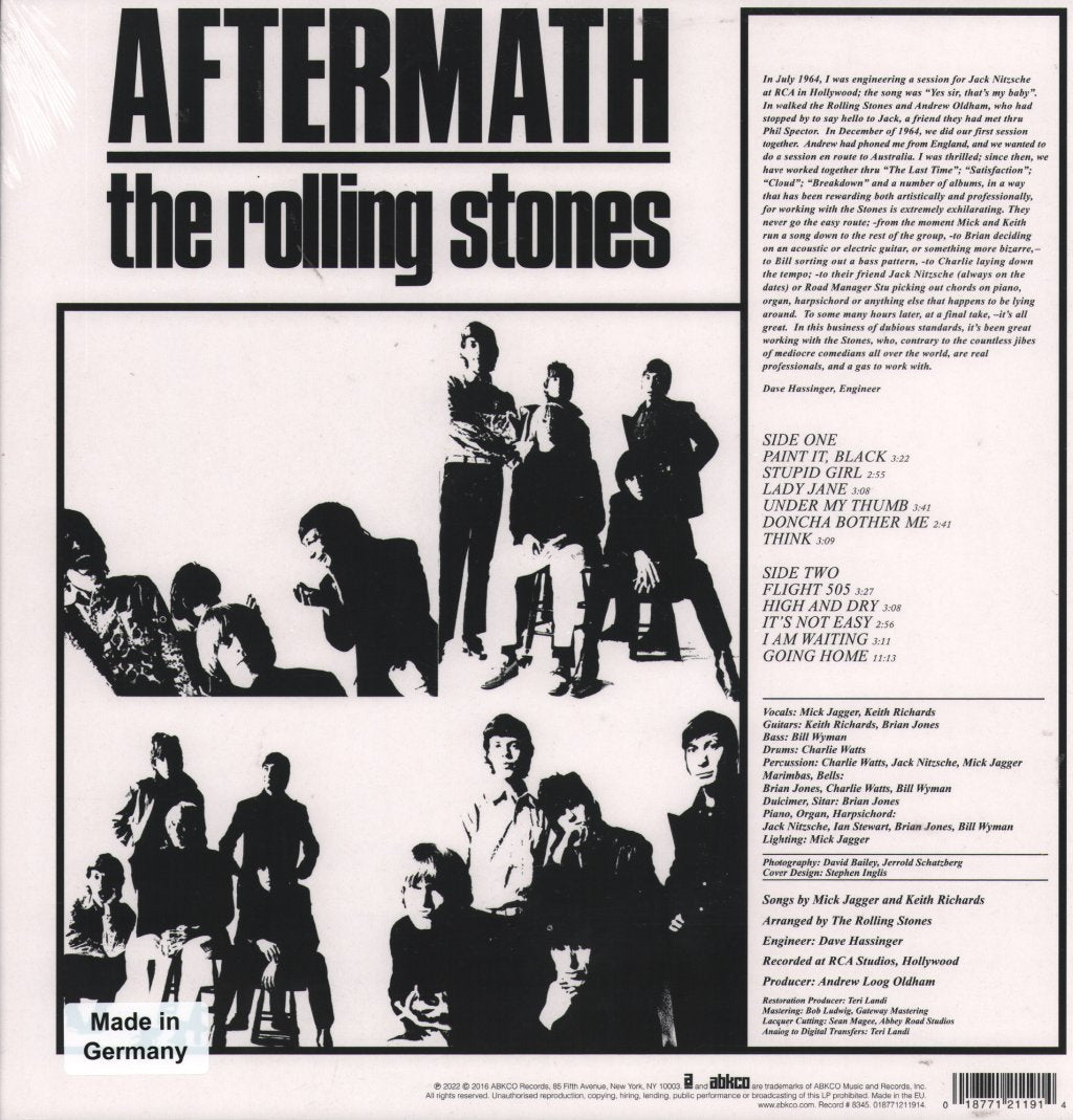 Rolling Stones - Aftermath (US Edition) - Lp
