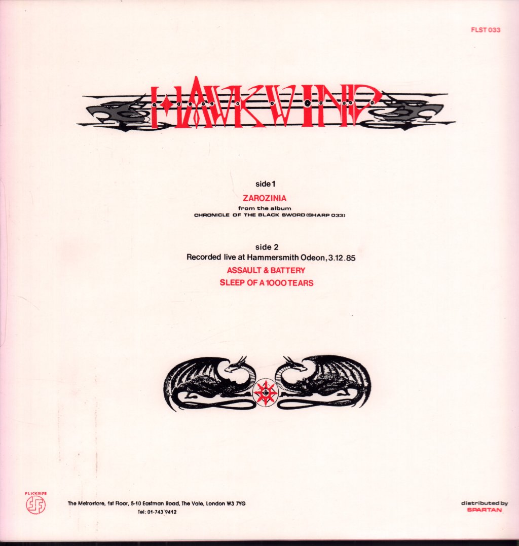 Hawkwind - Zarozinia - 12 Inch