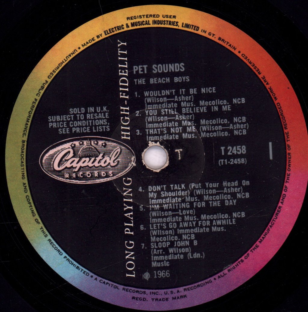 Beach Boys - Pet Sounds - Lp
